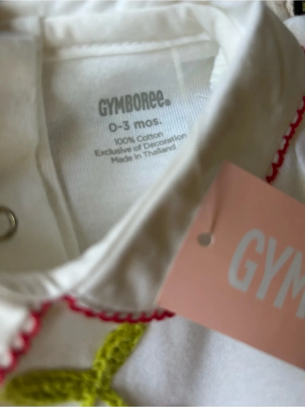 NWT Gymboree Cherry Peter Pan Collar Bodysuit 0-3M Baby Girl